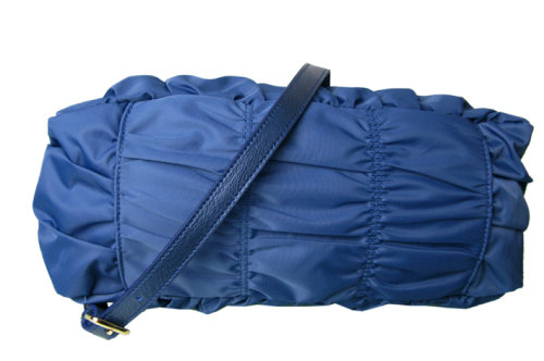 2014 Replica Designer Gaufre Nylon Fabric Tote Bag BN1336 blue